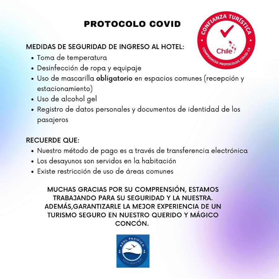 Azulpacifico Hotel Boutique Concon Bagian luar foto